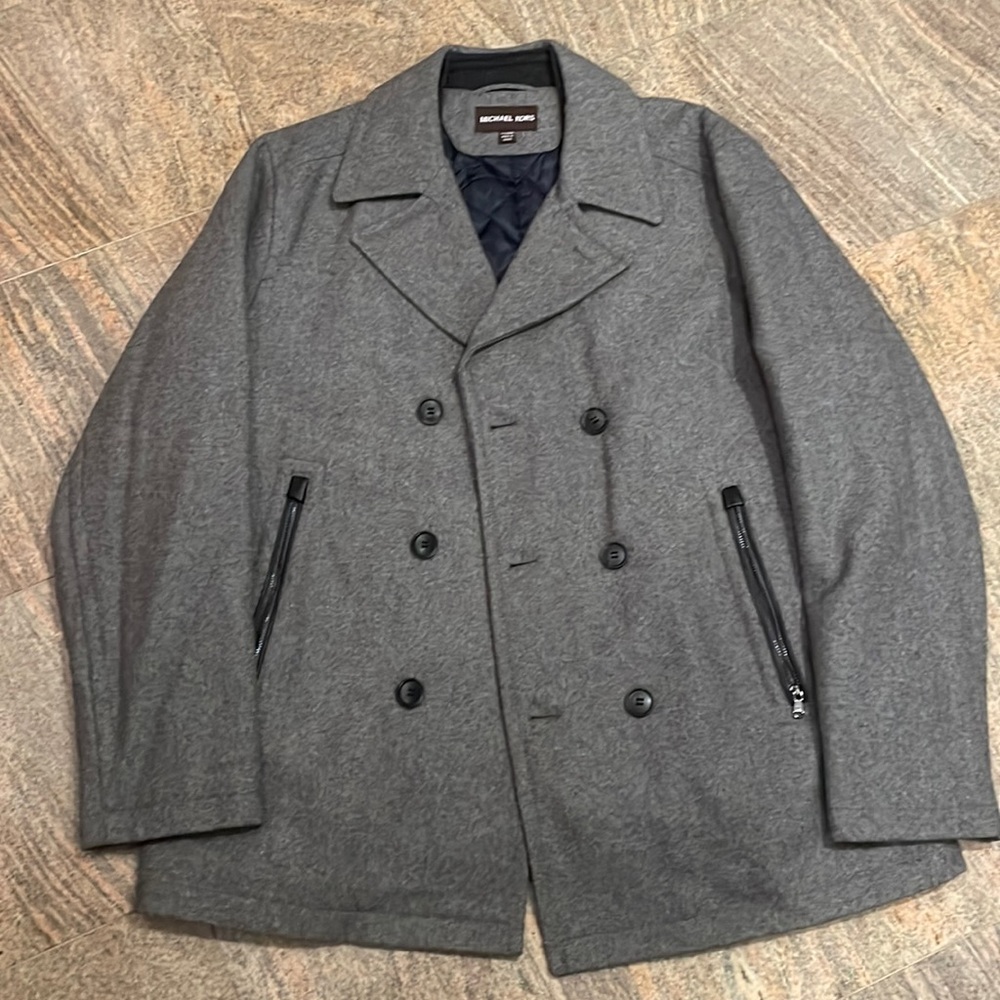 Men’s Michael Kors Pea Coat Sz XL